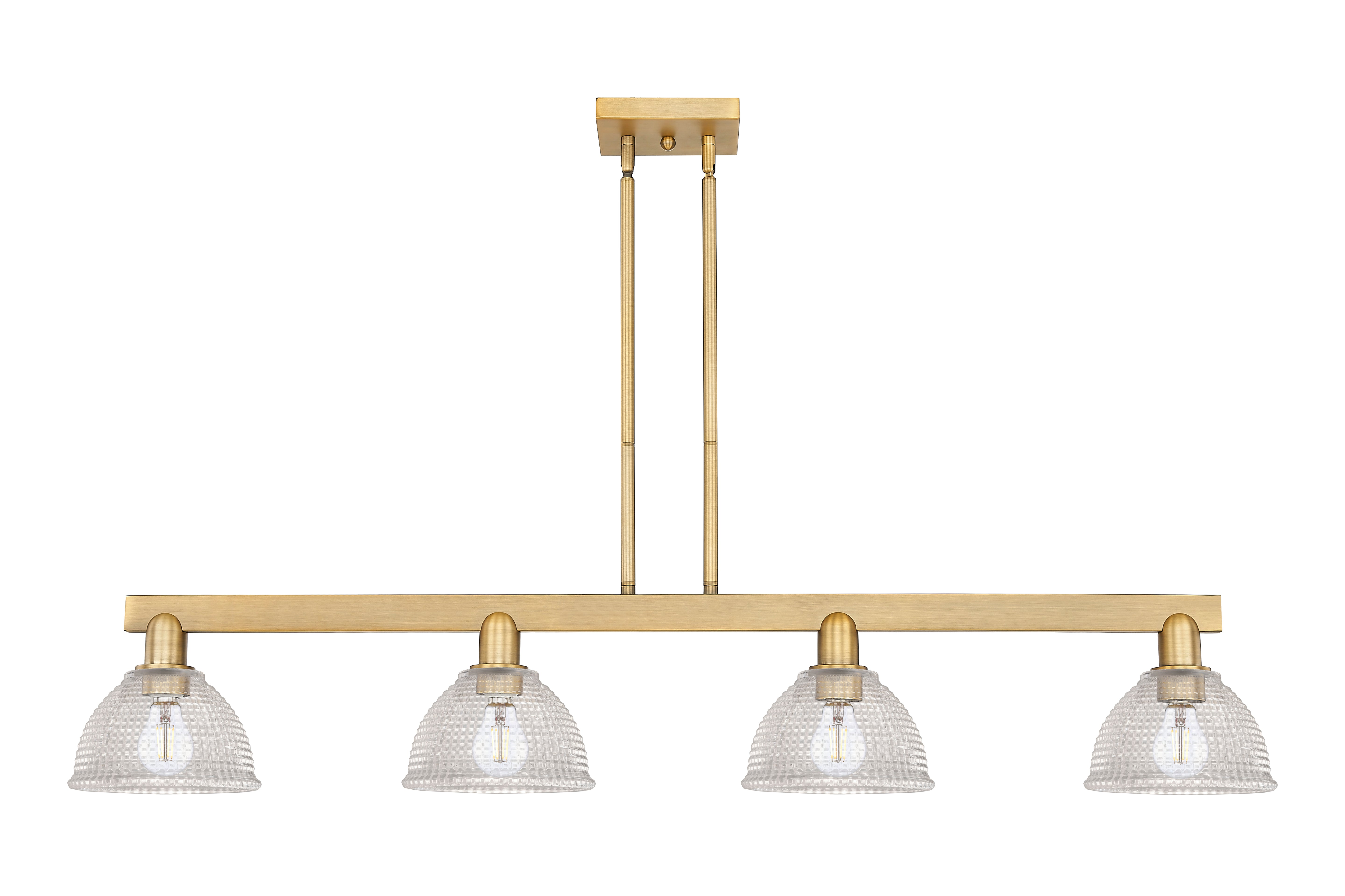Arcadia Island Light Cast Brass Finish Steel