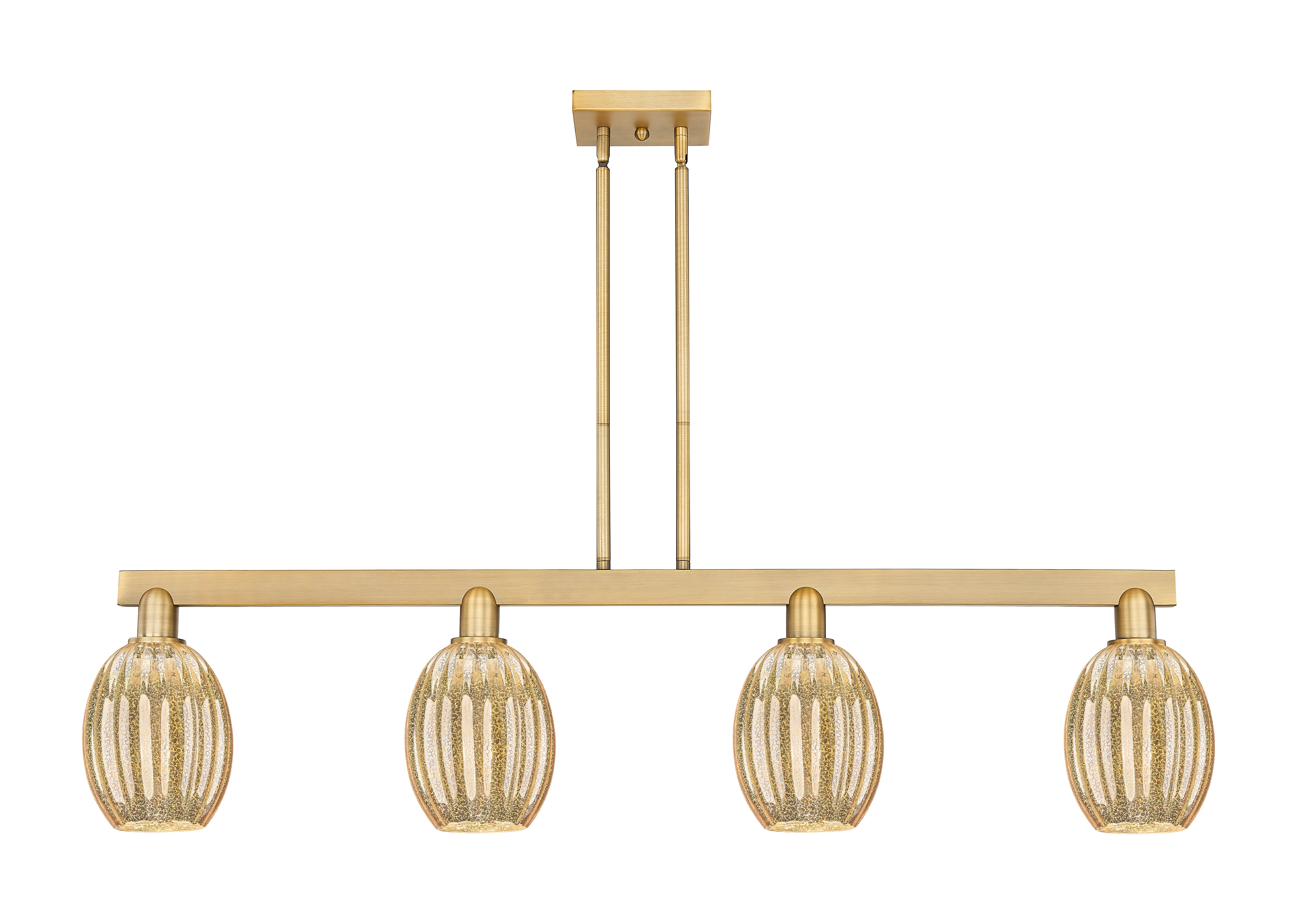 Arcadia Island Light Cast Brass Steel Glass