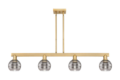 Arcadia Island Light Cast Brass Glass