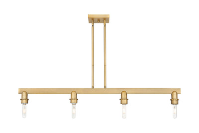 Arcadia Island Light Brass Steel Glass