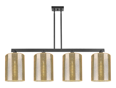 Arcadia Island Light Brass Steel Glass