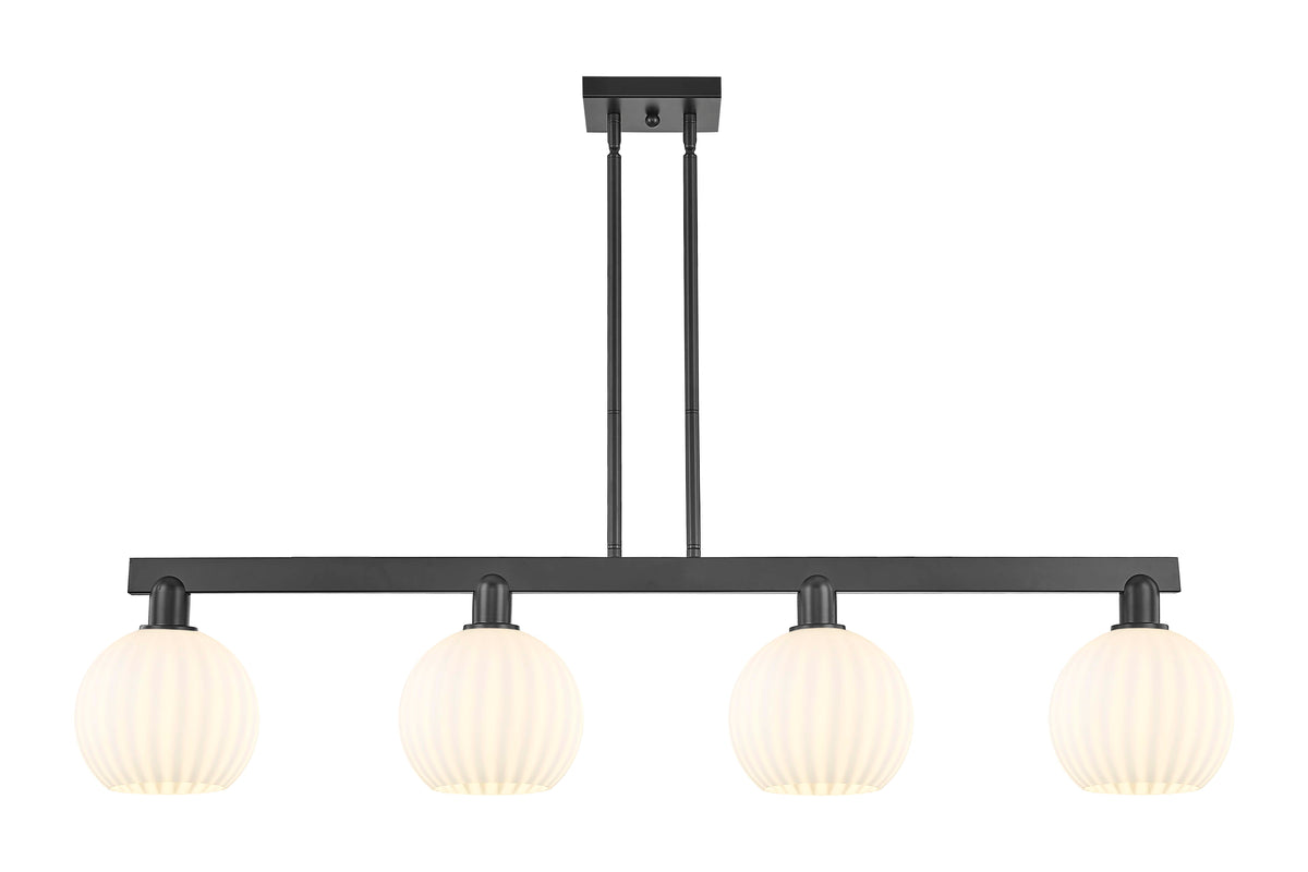 48-Inch 4-Light Stem-Hung Island Light 10.5-Inch High