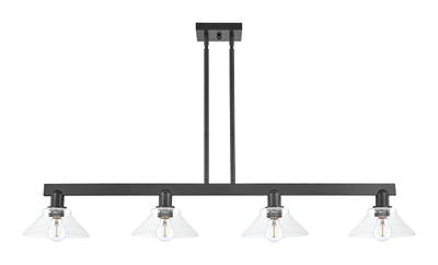 Arcadia Island Light Cast Brass Glass Steel