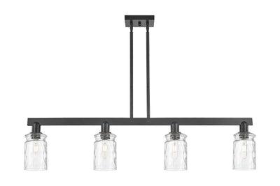 Arcadia Island Light Brass Steel Glass