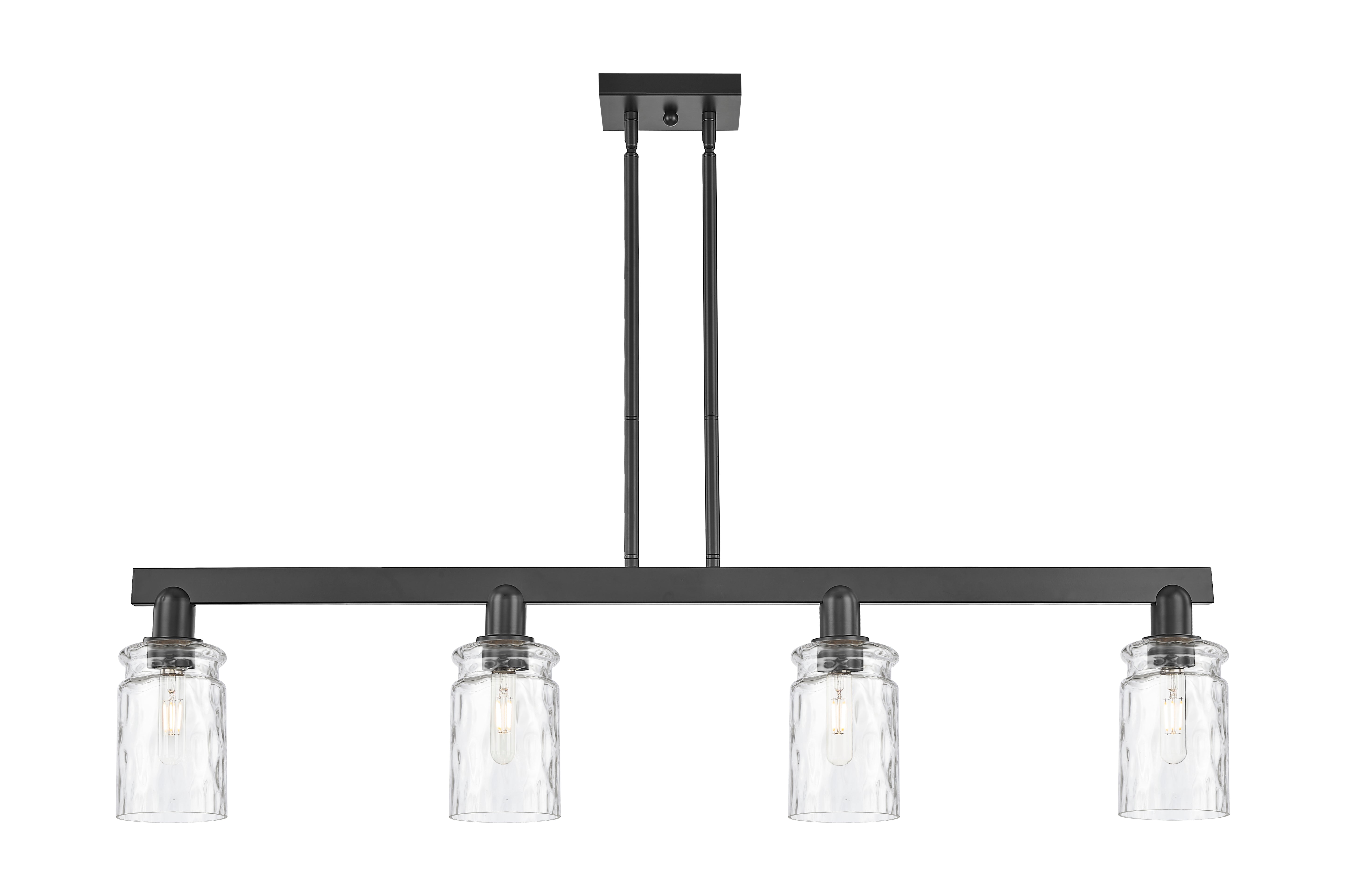Arcadia Island Light Brass Steel Glass