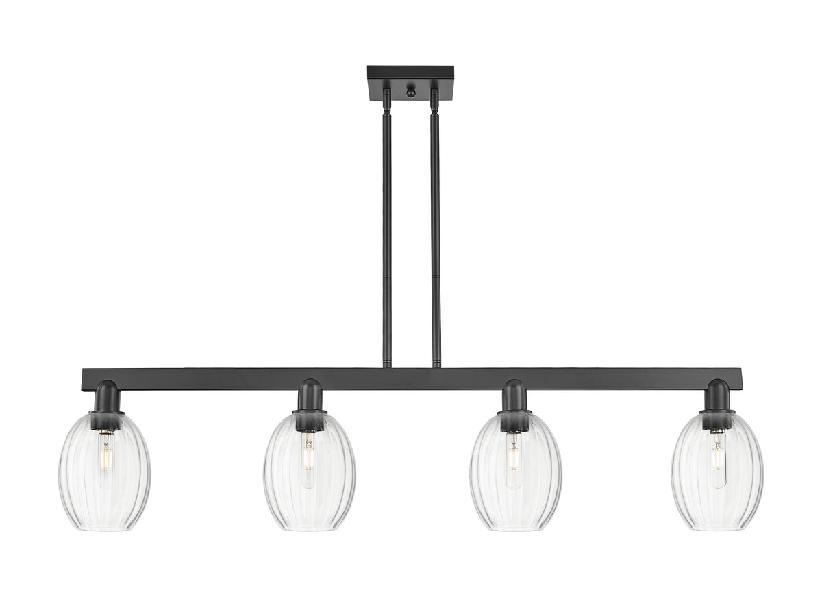 Preston Bulb 48-Inch 4-Light Stem-Hung Island Light 11.625-Inch High