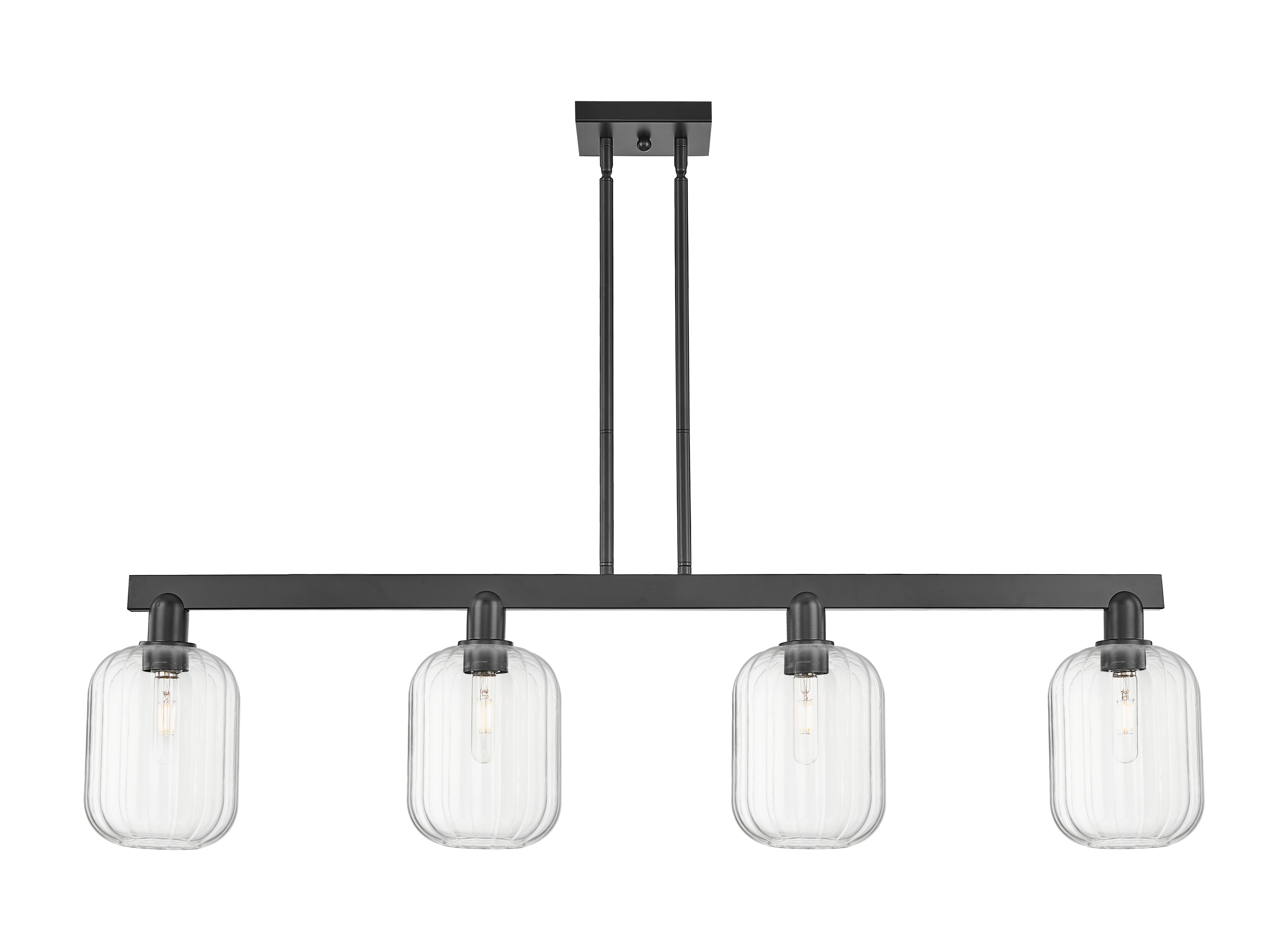 Arcadia Island Light Cast Brass Steel Glass