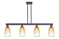Brookhaven Almond 48-Inch 4-Light Stem-Hung Island Light 13.875-Inch High