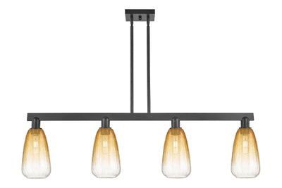 Arcadia Island Light Glass Brass Steel