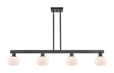 Arcadia Island Light Cast Brass Glass Steel