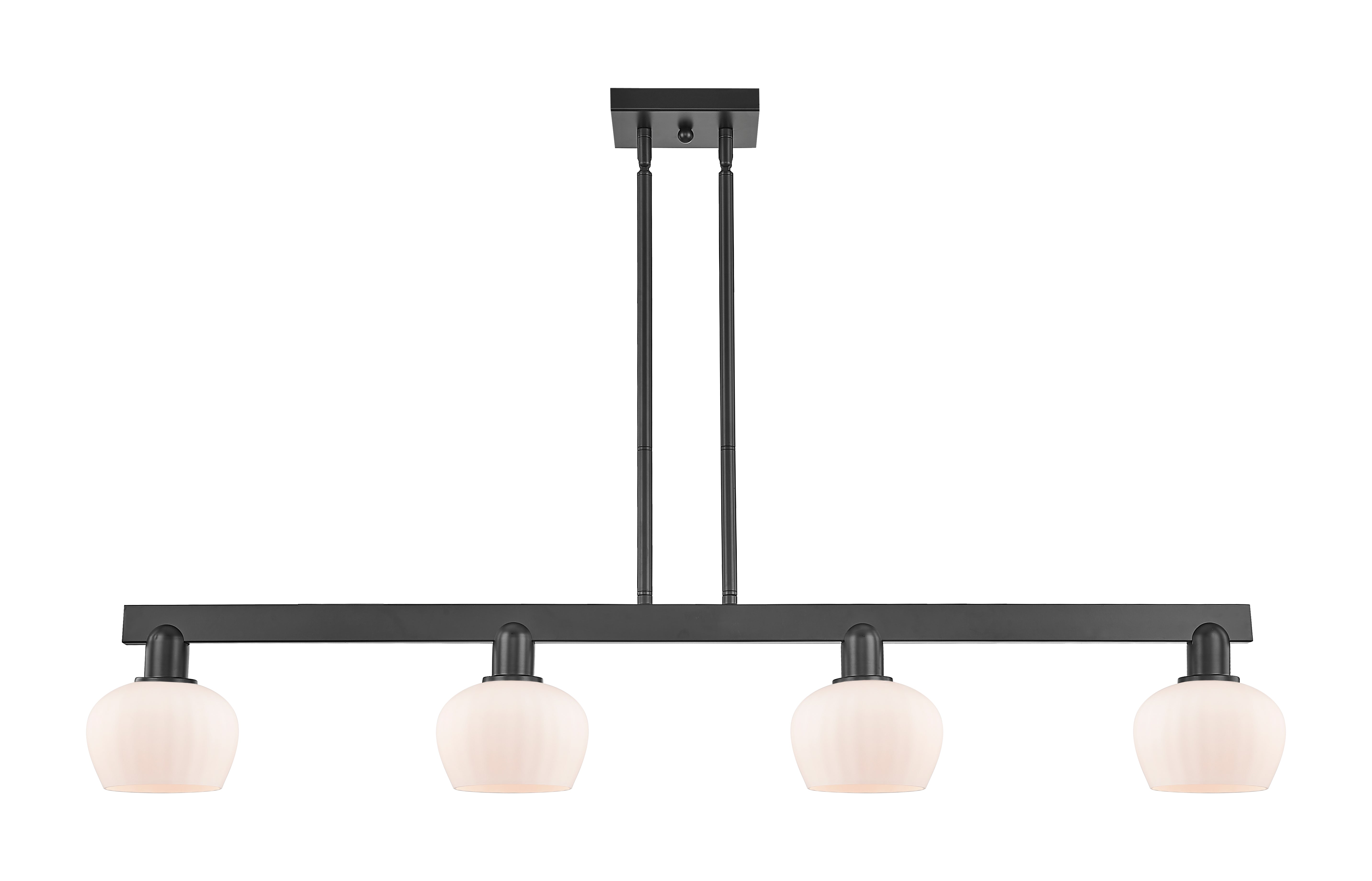 Arcadia Island Light Cast Brass Glass Steel