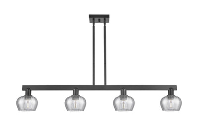Arcadia Island Light Cast Brass Glass Steel