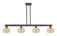 Fenton 49-Inch 4-Light Stem-Hung Island Light 8.375-Inch High