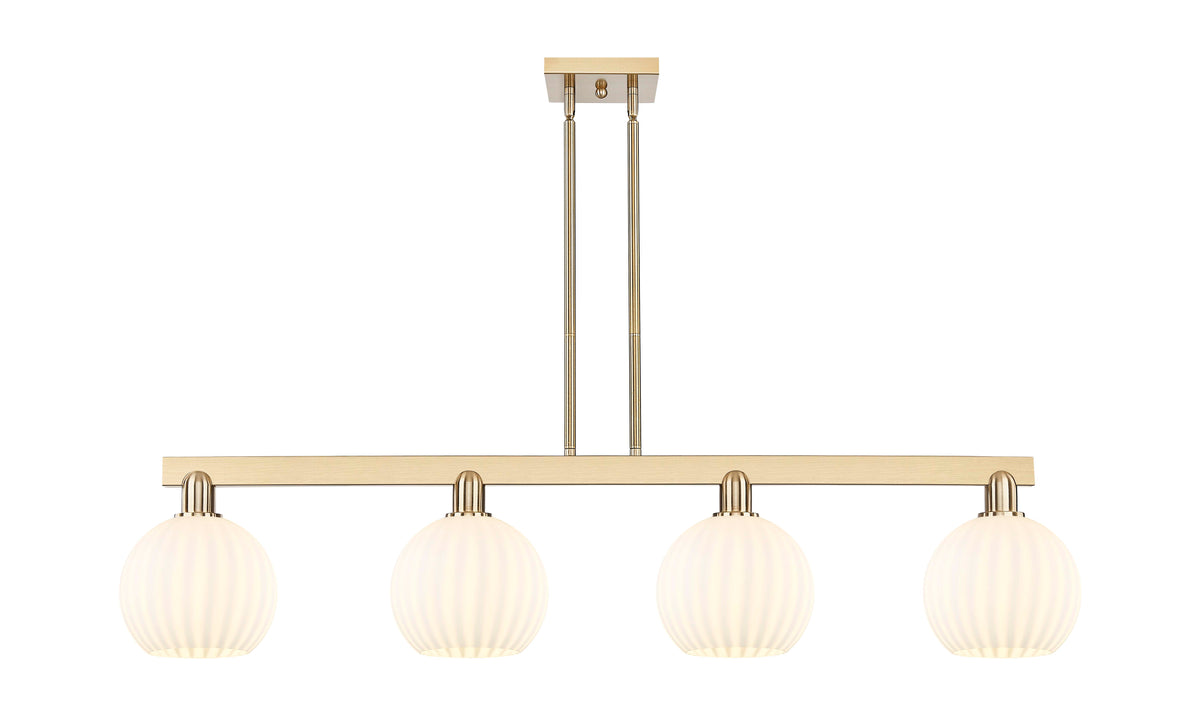 48-Inch 4-Light Stem-Hung Island Light 10.5-Inch High