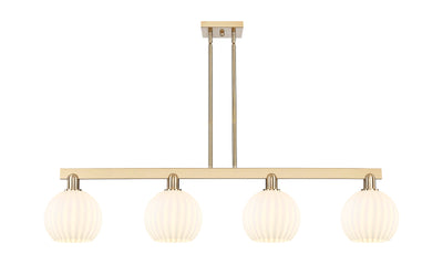 Arcadia Island Light Cast Brass Finish