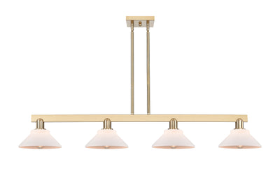 Arcadia Island Light Cast Brass Glass Steel