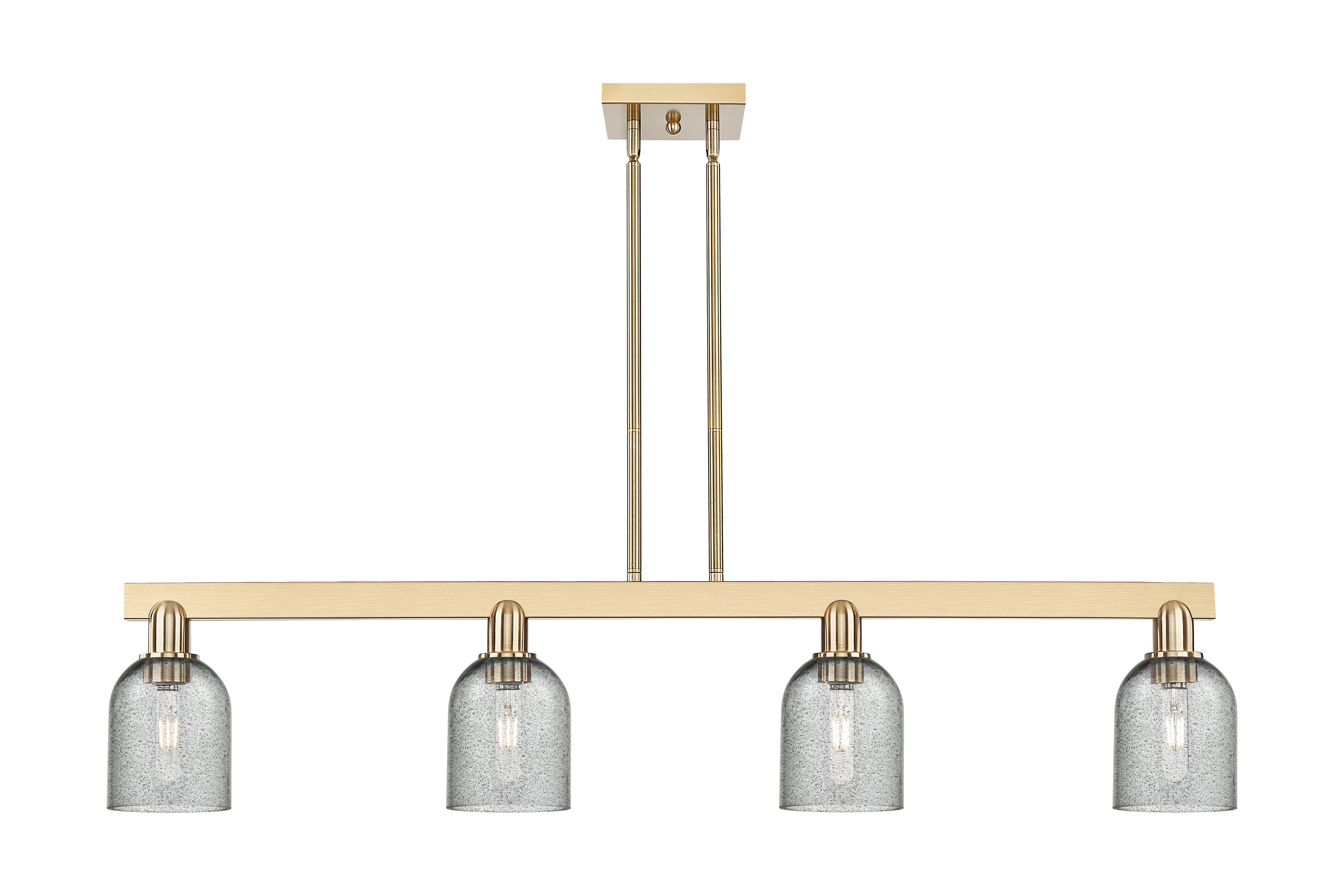 Arcadia Island Light Cast Brass Glass Steel