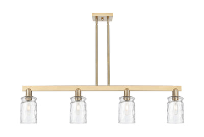 Arcadia Island Light Brass Steel Glass