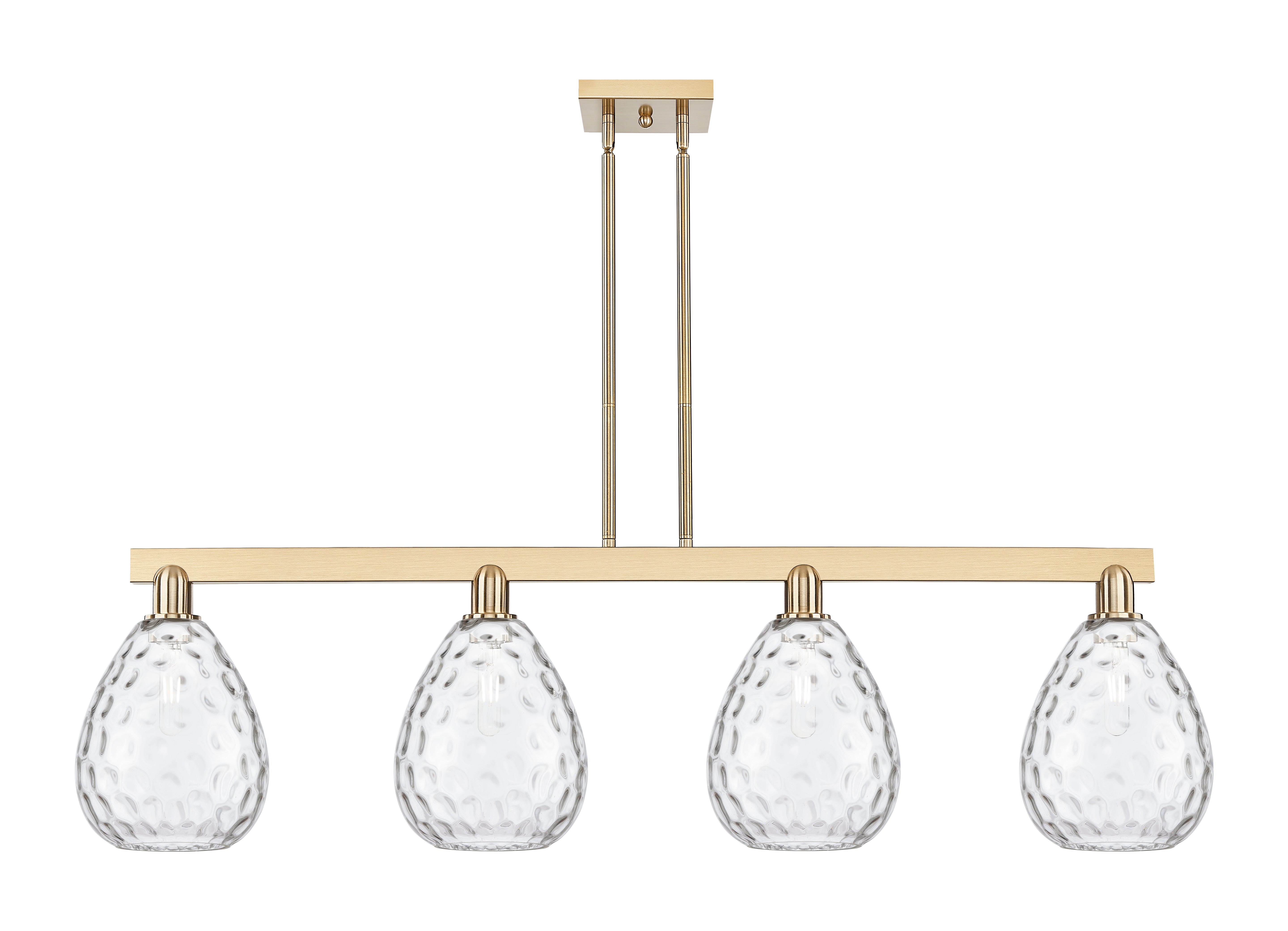 Arcadia Island Light Cast Brass Finish