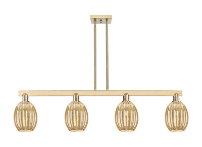 Arcadia Island Light Cast Brass Steel Glass