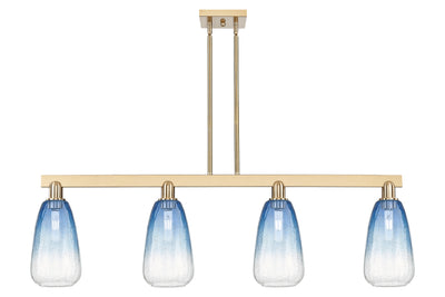 Arcadia Island Light Glass Brass Steel