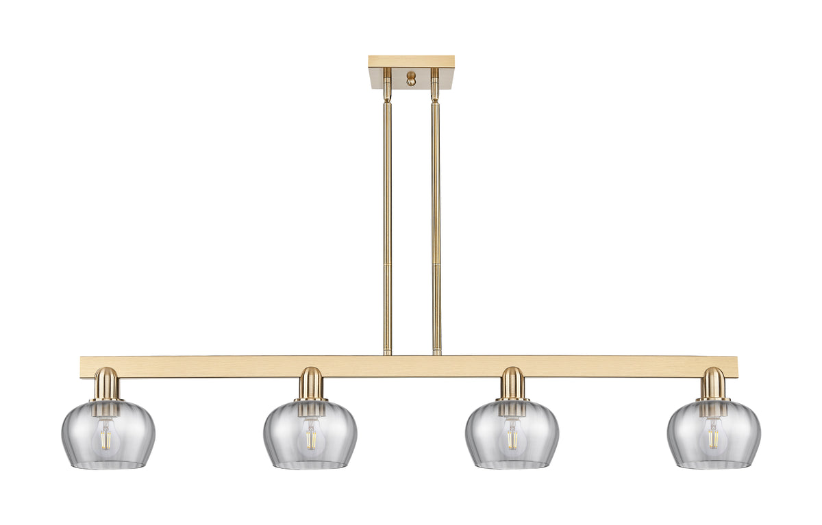 Fenton 49-Inch 4-Light Stem-Hung Island Light 8.375-Inch High