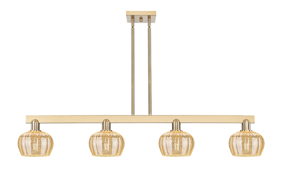 Fenton 49-Inch 4-Light Stem-Hung Island Light 8.375-Inch High