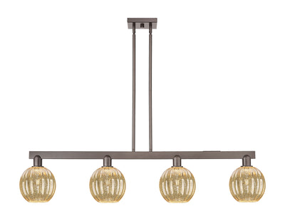Arcadia Island Light Cast Brass Steel