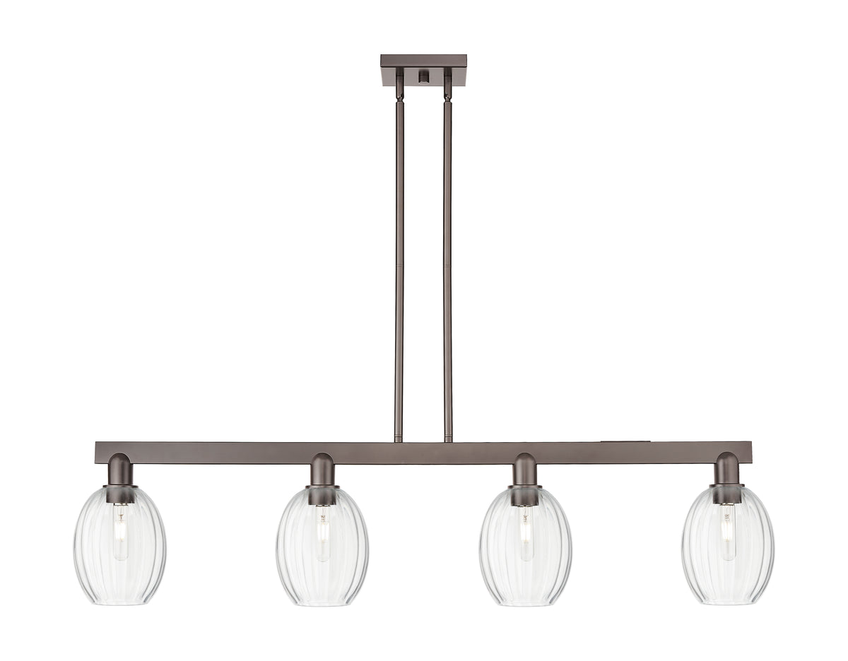 Preston Bulb 48-Inch 4-Light Stem-Hung Island Light 11.625-Inch High