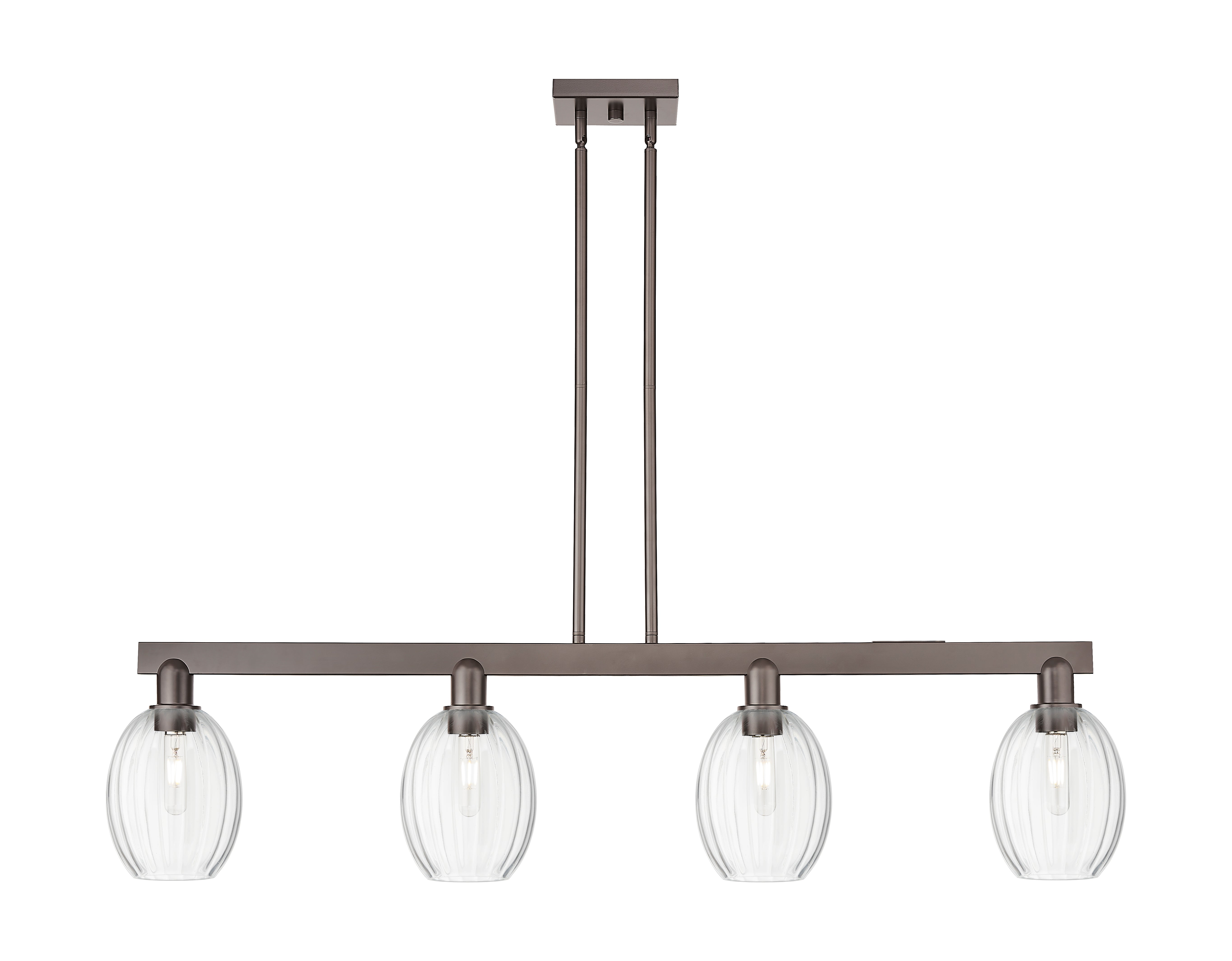 Arcadia Island Light Cast Brass Steel Glass