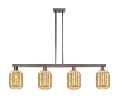 Arcadia Island Light Cast Brass Steel Glass