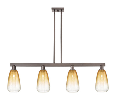 Arcadia Island Light Glass Brass Steel