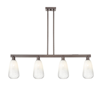 Arcadia Island Light Glass Brass Steel