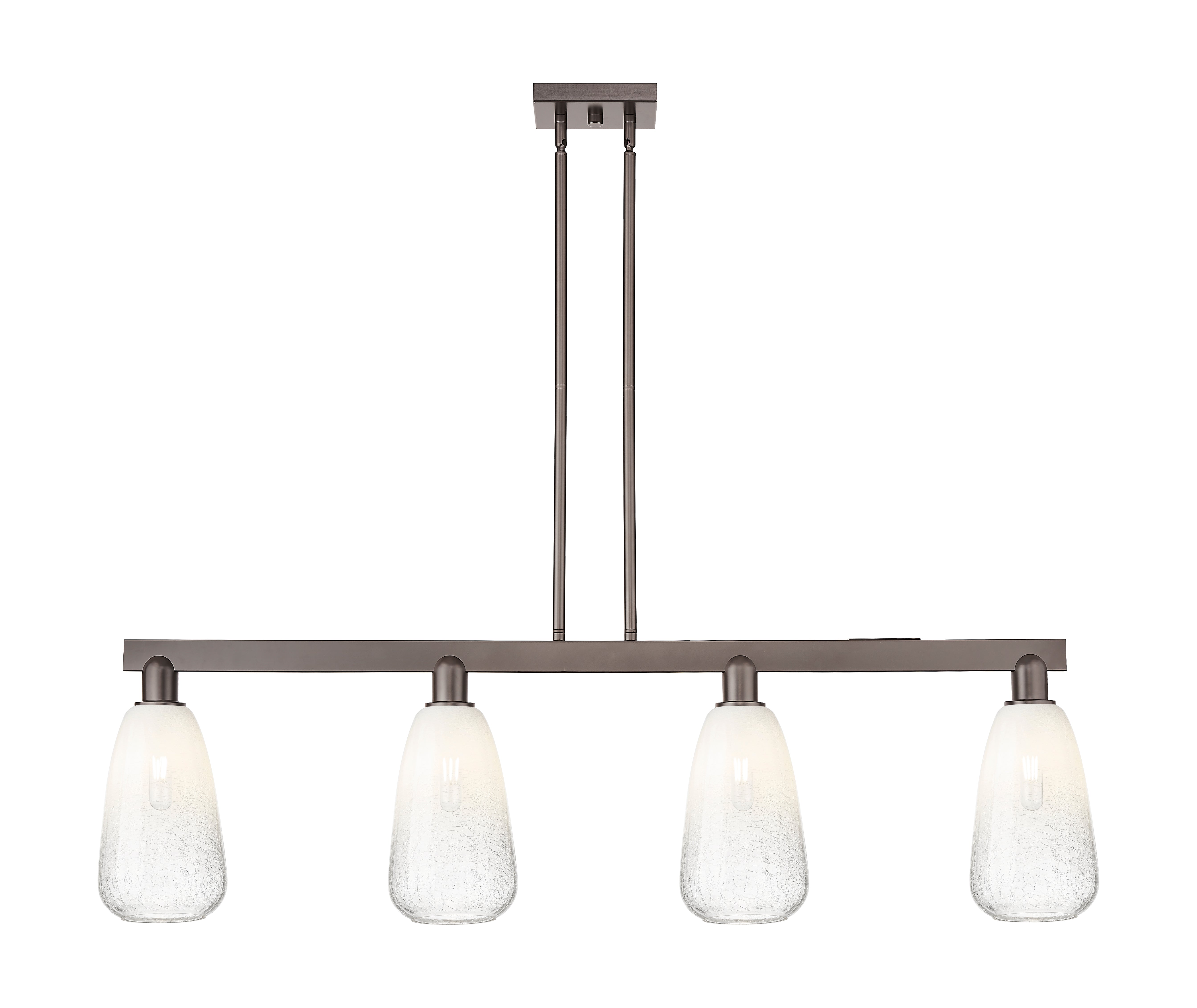 Arcadia Island Light Glass Brass Steel