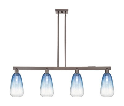 Arcadia Island Light Glass Brass Steel