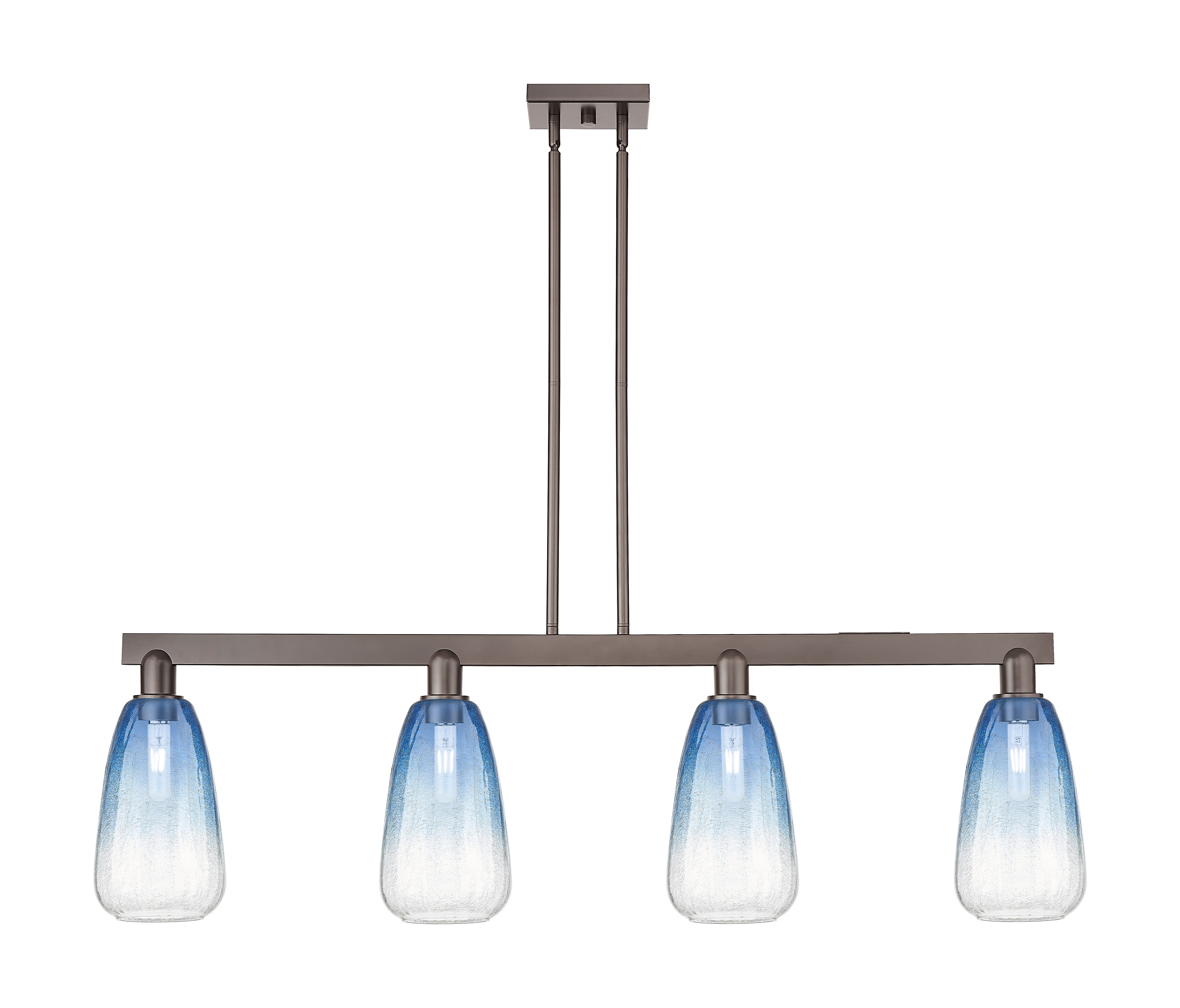 Arcadia Island Light Glass Brass Steel