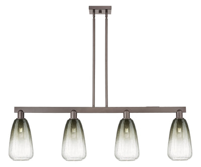 Arcadia Island Light Glass Brass Steel