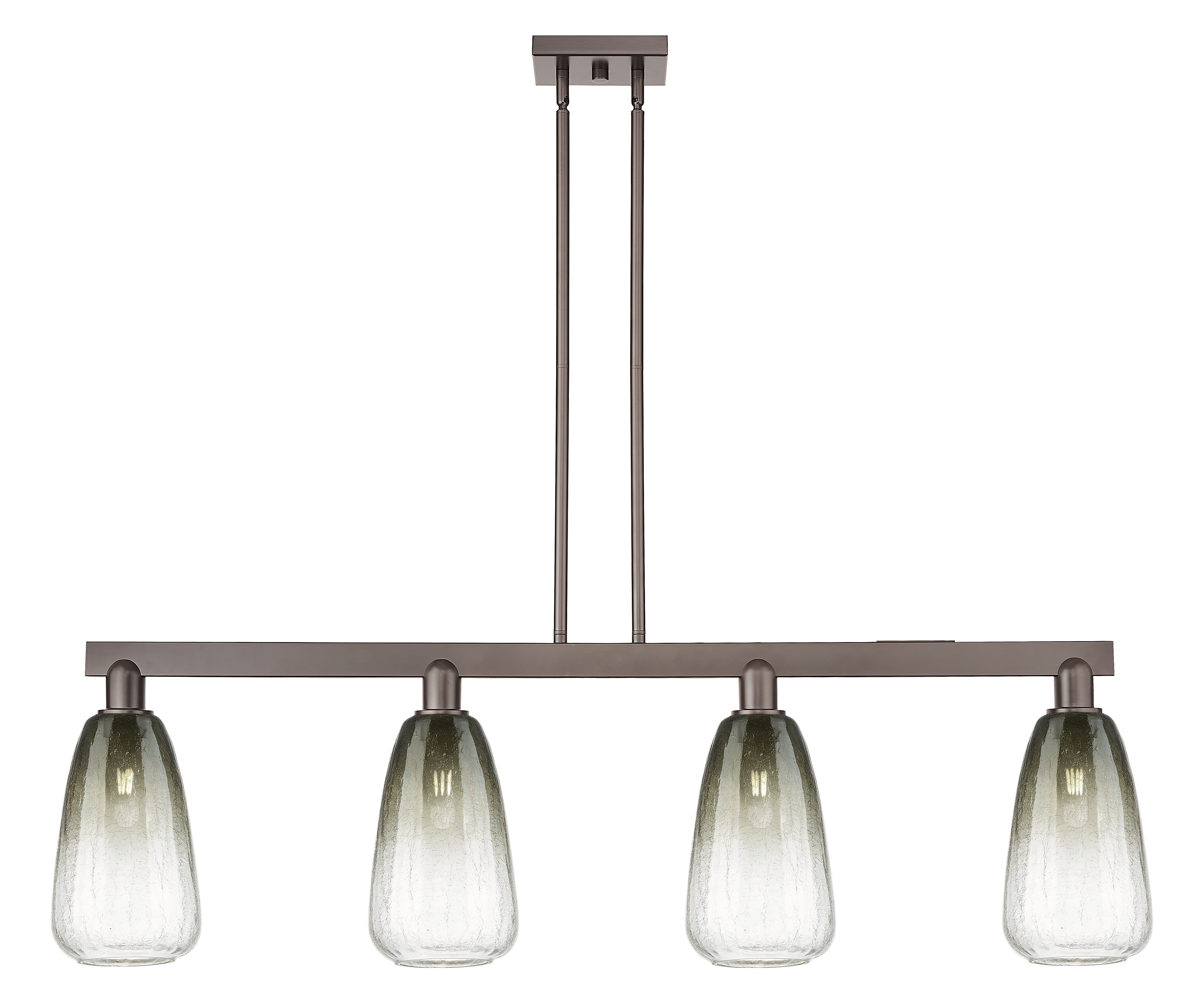 Arcadia Island Light Glass Brass Steel
