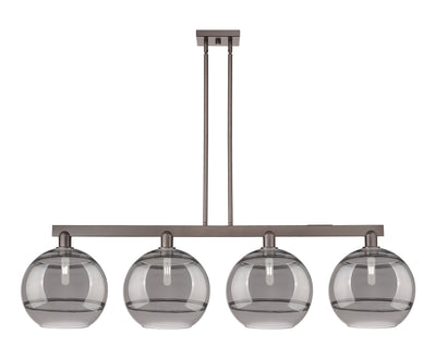 Arcadia Island Light Cast Brass Finish
