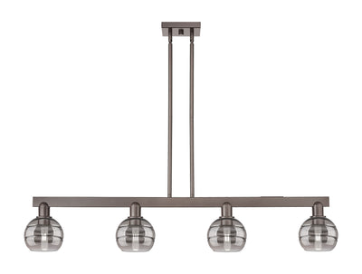 Arcadia Island Light Cast Brass Glass