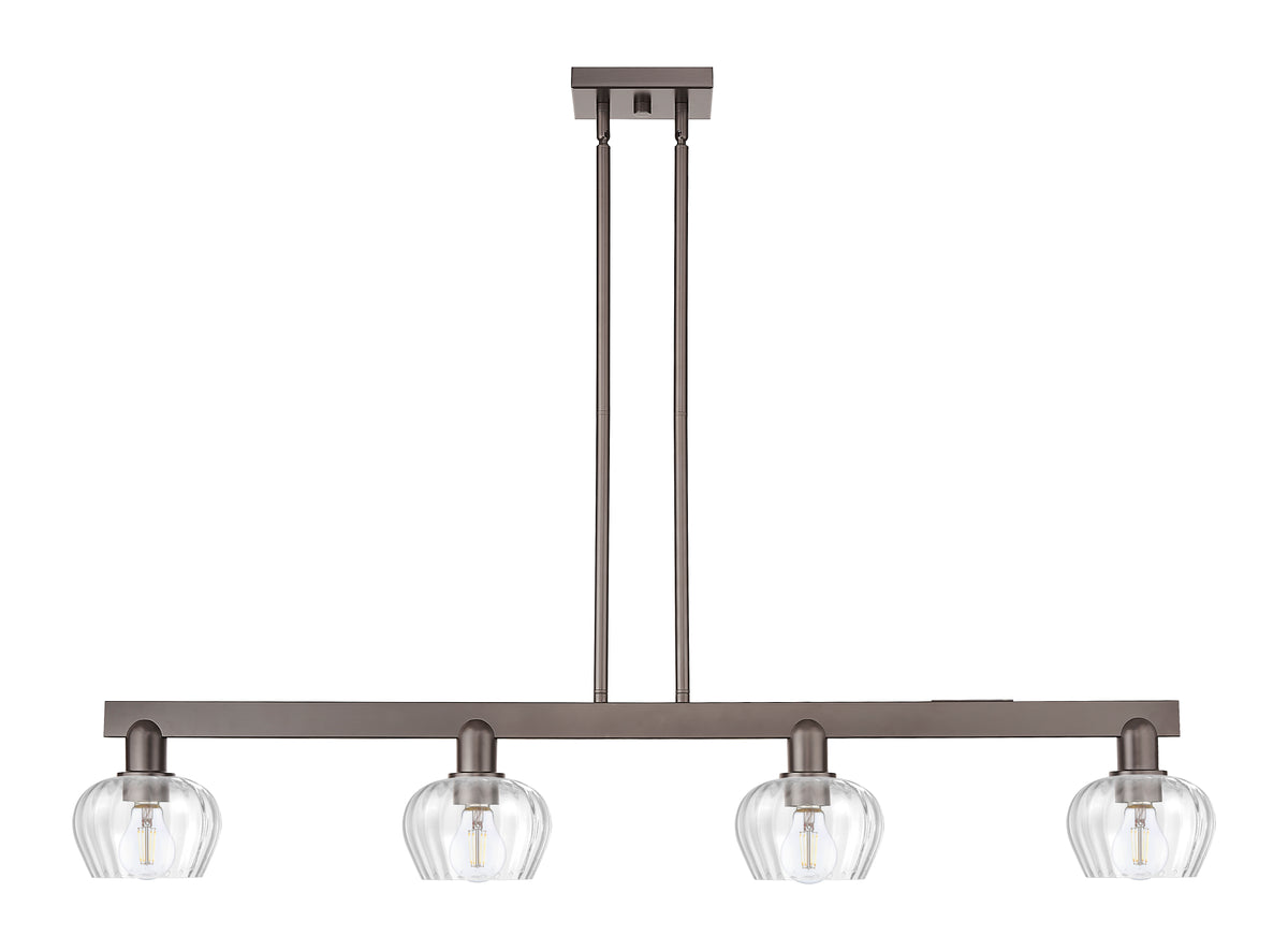 Fenton 49-Inch 4-Light Stem-Hung Island Light 8.375-Inch High