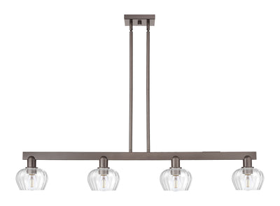 Arcadia Island Light Cast Brass Glass Steel