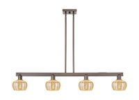 Fenton 49-Inch 4-Light Stem-Hung Island Light 8.375-Inch High