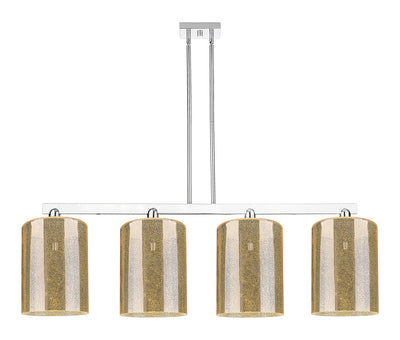 Arcadia Island Light Brass Steel Glass