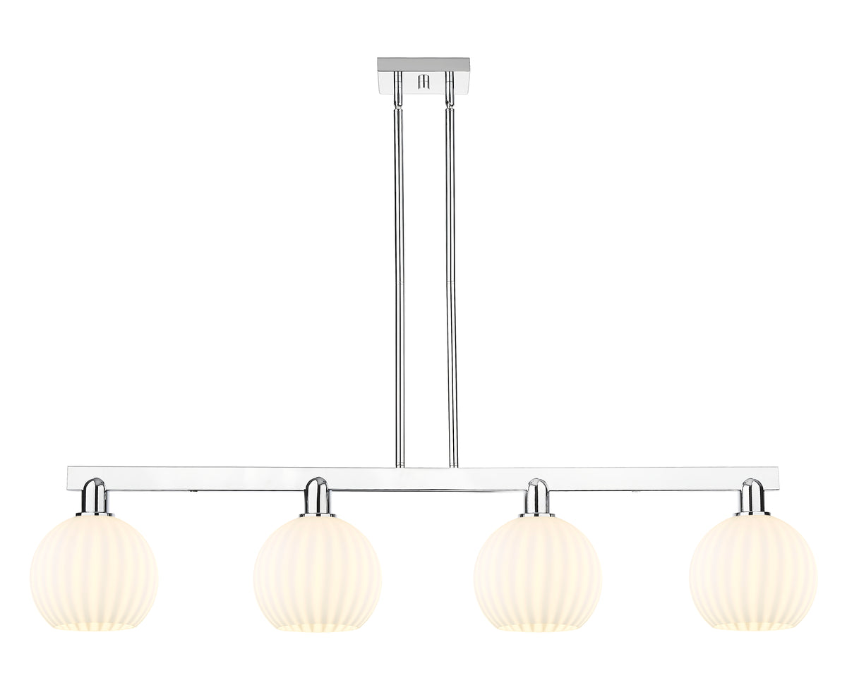 48-Inch 4-Light Stem-Hung Island Light 10.5-Inch High