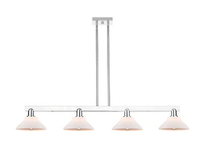 Arcadia Island Light Cast Brass Glass Steel