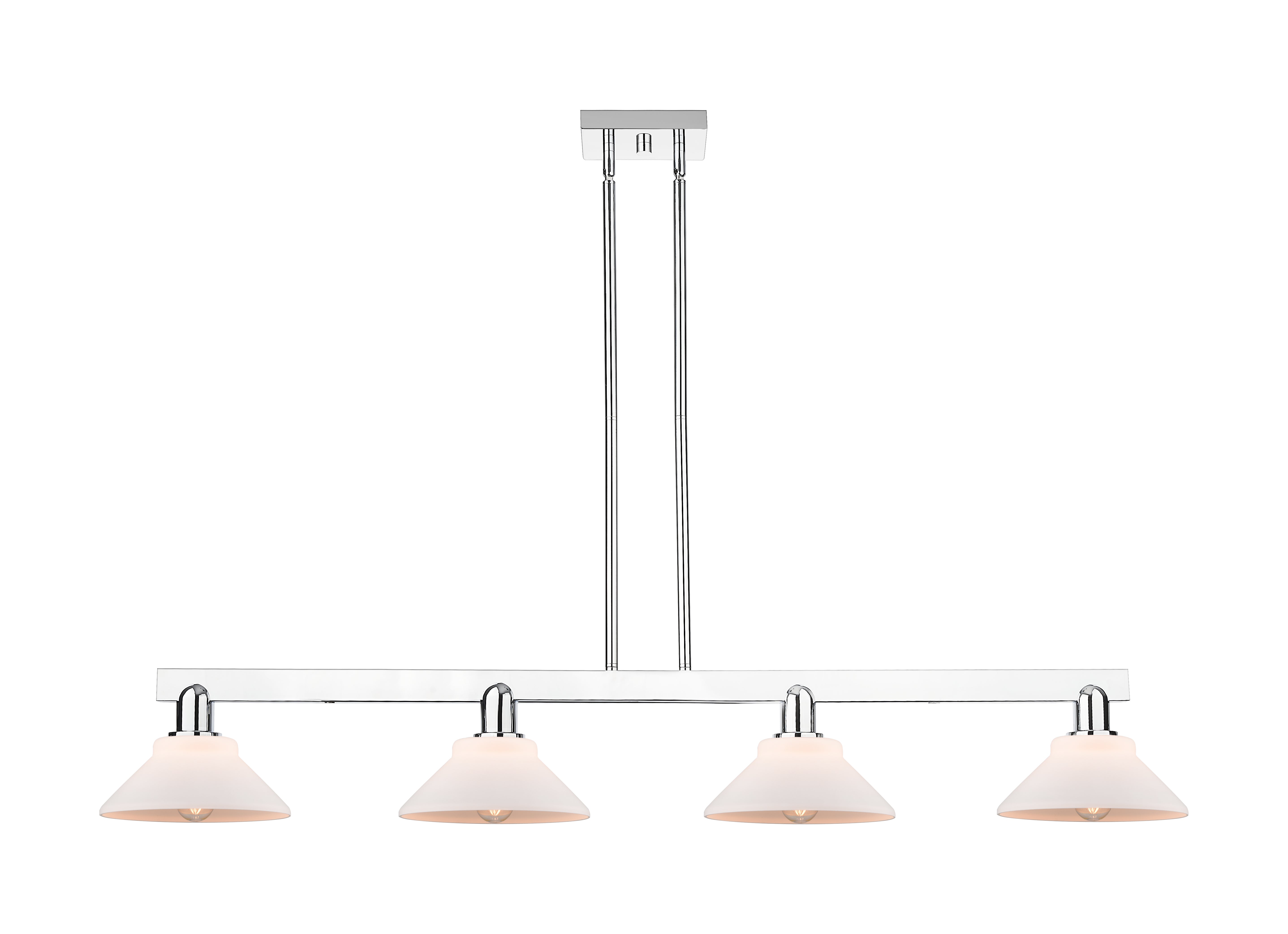 Arcadia Island Light Cast Brass Glass Steel