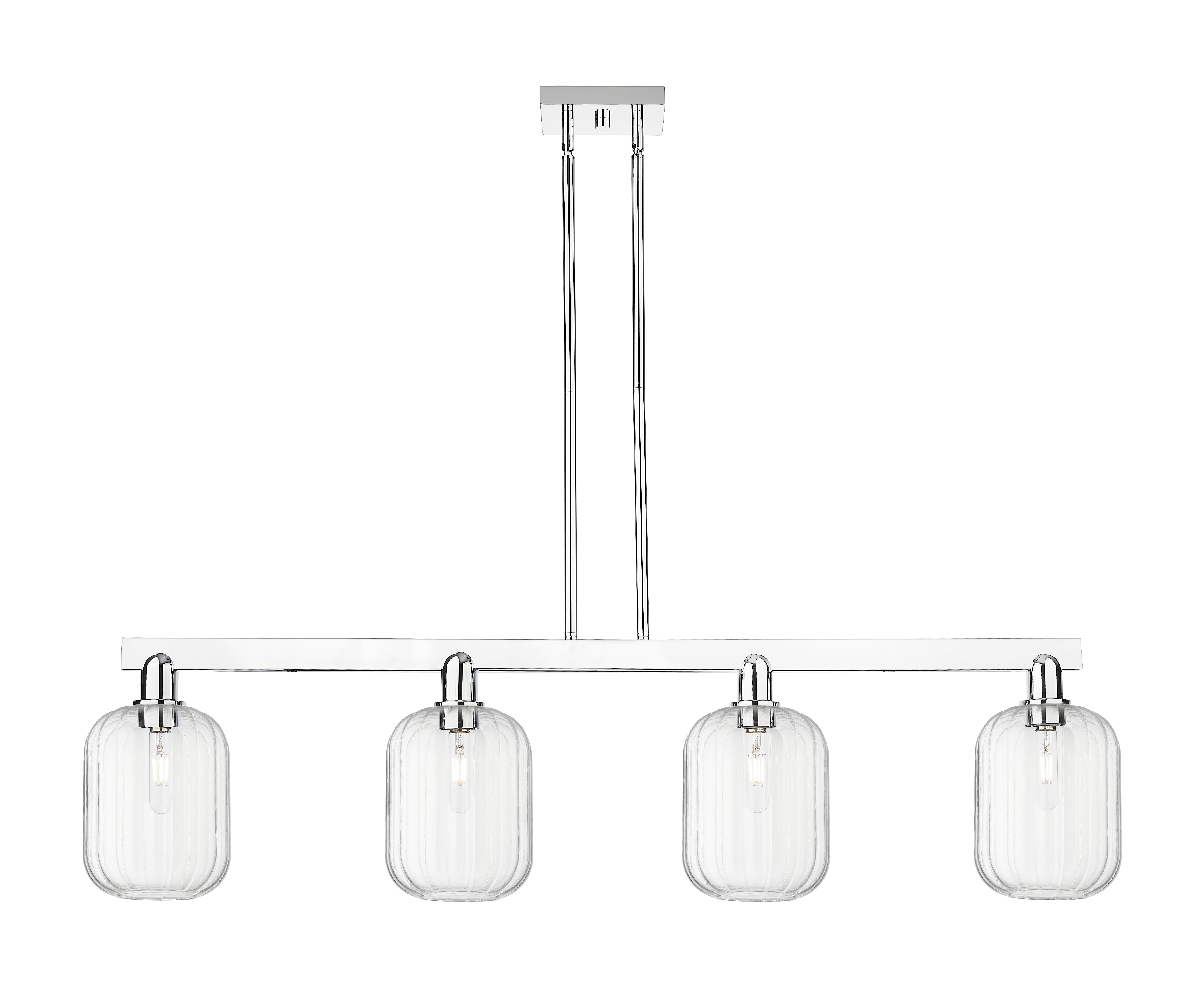 Arcadia Island Light Cast Brass Steel Glass