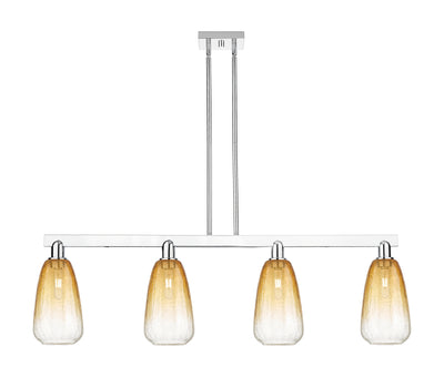 Arcadia Island Light Glass Brass Steel