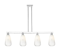Brookhaven Almond 48-Inch 4-Light Stem-Hung Island Light 13.875-Inch High